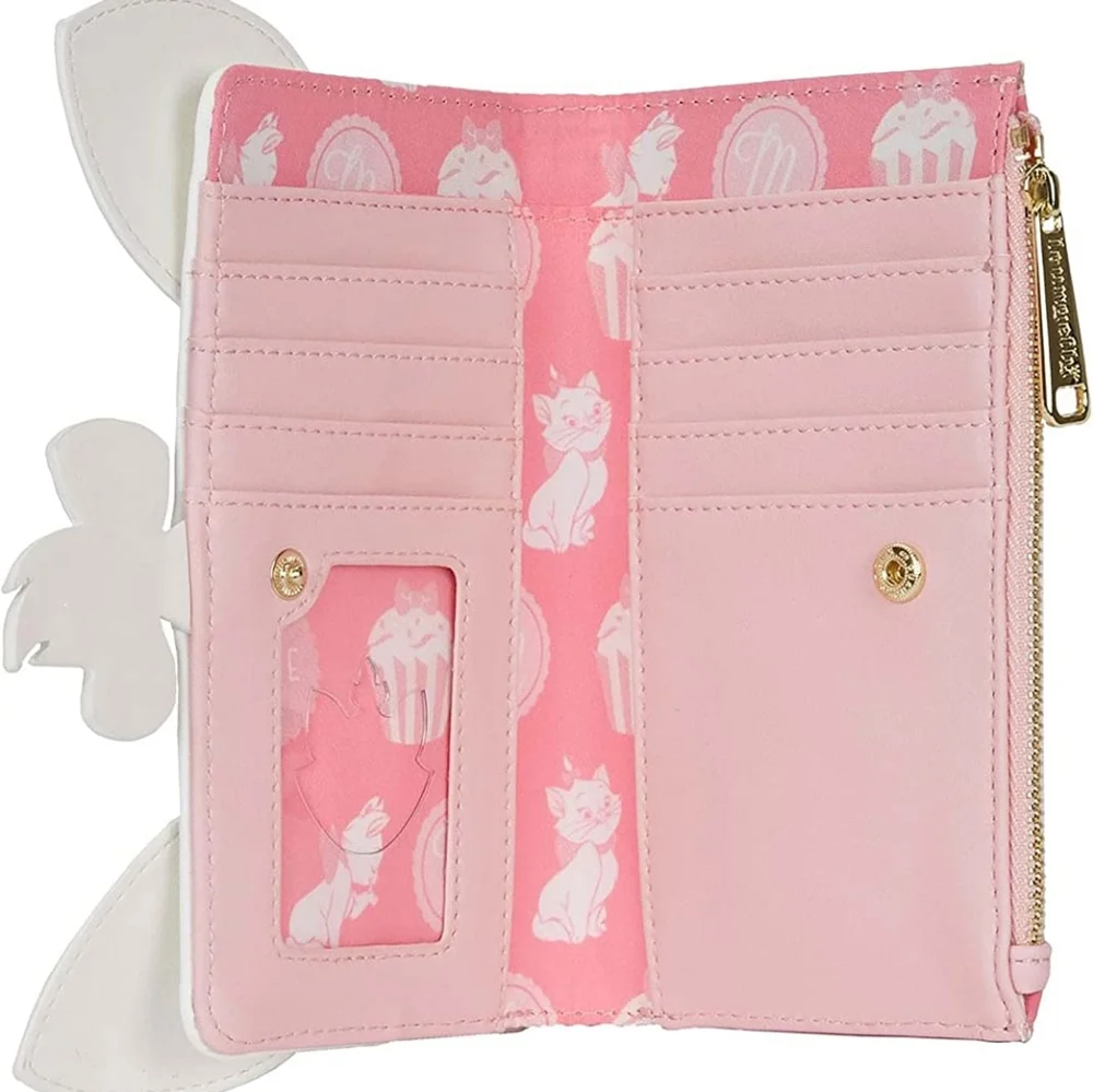 Loungefly Disney Set ๐ Marie Aristocats Cupcake Backpack & Wallet - Picture 4 of 5